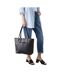 Dorothy Perkins Womens/Ladies Trish Stitched Tote Bag (Black) (One Size)
