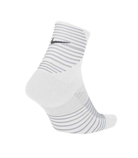 X2 paires de chaussettes gris/blanc homme nike corrida
