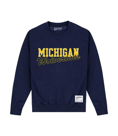 Unisex adult university of michigan wolverines sweatshirt navy Park Fields