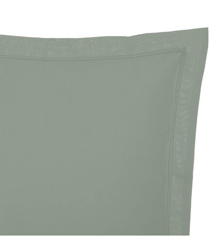 Taie d'Oreiller Percale 50x70cm Vert Tilleul