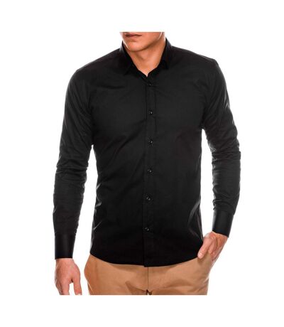 Chemise homme slim-fit Chemise 504 noir