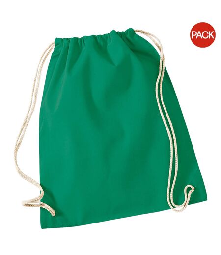 Lot de 2  Sac de gym 12 litres taille unique vert tendre Westford Mill