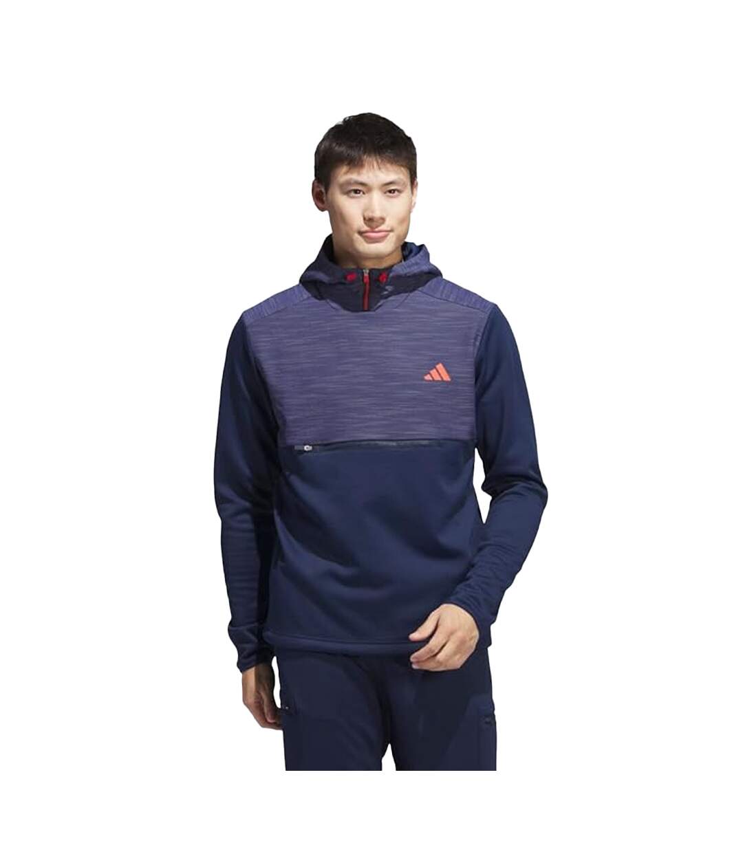 Mens Textured Waterproof Jacket Navy Adidas-3