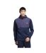 Mens Textured Waterproof Jacket Navy Adidas-3