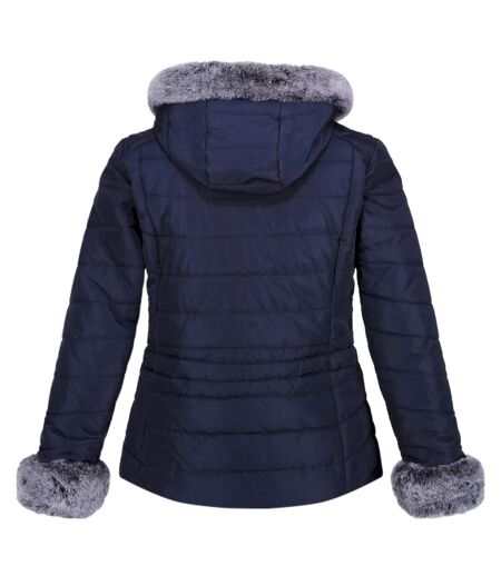 Regatta Womens/Ladies Willabella Faux Fur Trim Jacket (Lilac Chalk) - UTRG8171