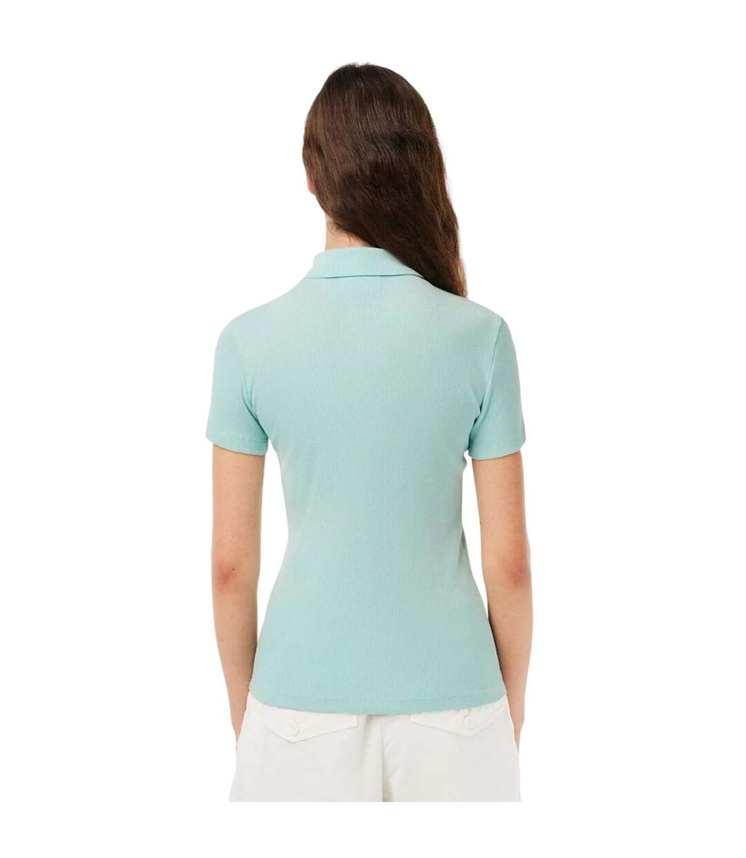 Polo Manches Courtes L.12.d Femme Turquoise Pâle Lacoste-3