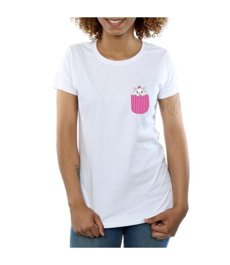 Disney - T-shirt ARISTOCATS MARIE CHEST - Femme (Blanc) - UTBI15040
