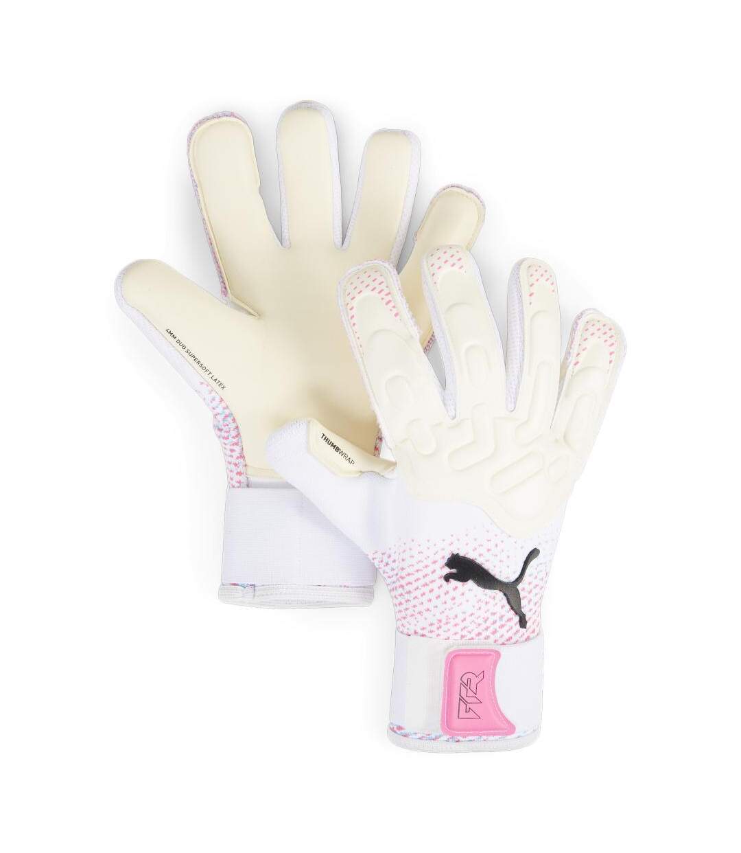 Gants de gardien blanc/rose homme puma pro hybrid - t10.5-1