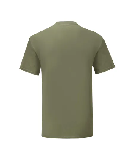 T-shirt Iconic Homme Olive Classique Fruit Of The Loom