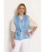 Veste matelassée sans manches détails strass-1