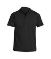 SOLS Mens Prescott Jersey Short Sleeve Polo Shirt (Deep Black) - UTPC326