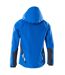 Mens Accelerate Soft Shell Jacket Azure Blue Dark Navy Mascot-2
