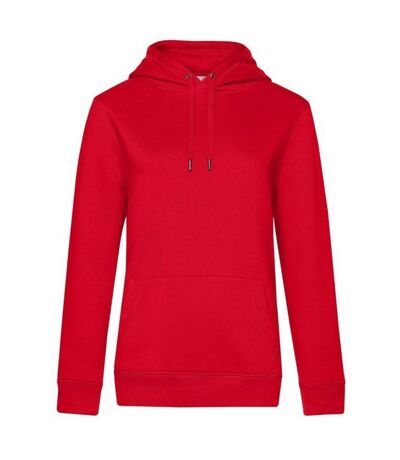 Womens/ladies queen hoodie rouge B&C