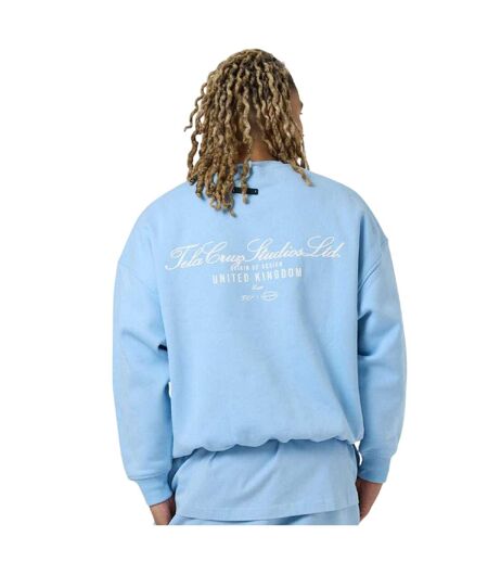 Sweat Motif/style Imprimé Au Dos Homme Bleu Calme Tela Cruz