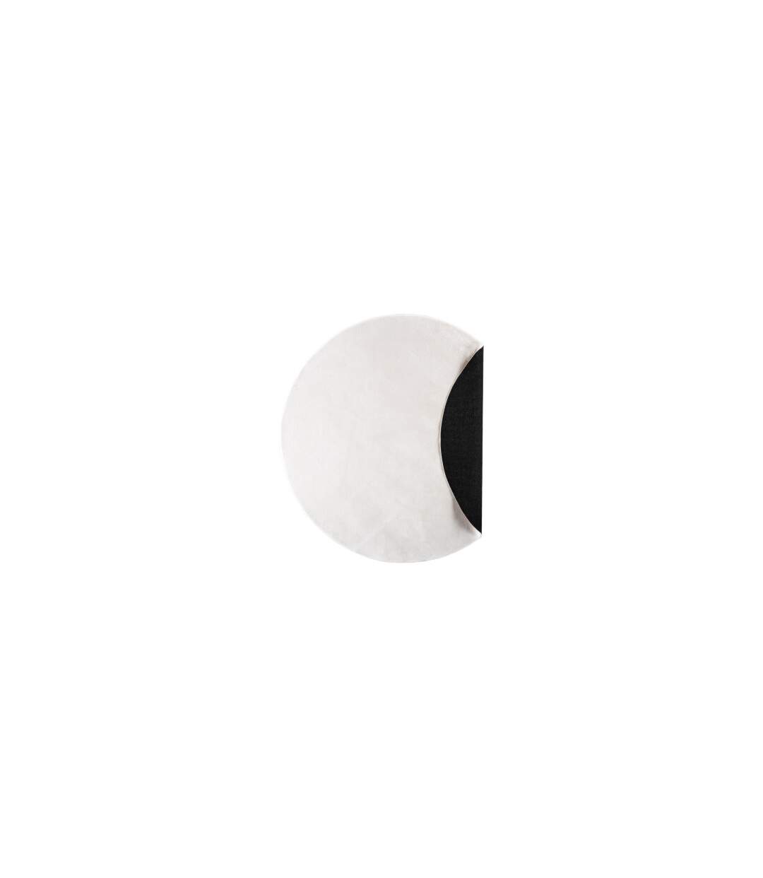 Tapis Déco Rond Nixie 200cm Blanc-2