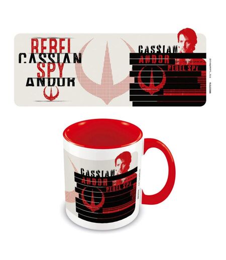 Star Wars: Andor - Mug REDACTED (Rouge / Blanc / Noir) (Taille unique) - UTPM4516