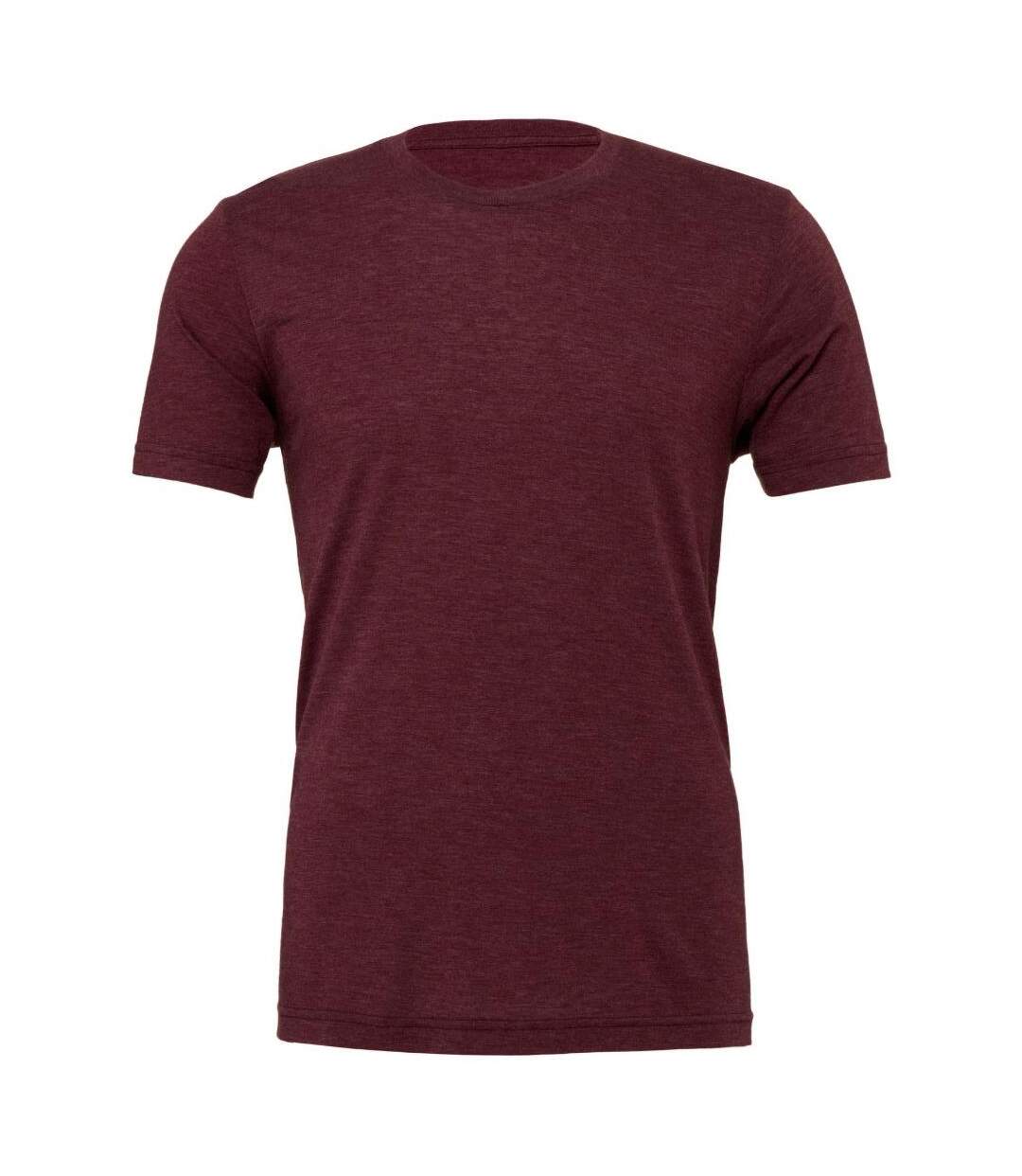 Canvas T-shirt À Manches Courtes Homme Bordeaux Bella + Canvas-1