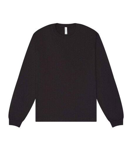 Unisex Adult Heavyweight Boxy Long-sleeved T-shirt Dark Grey Bella + Canvas