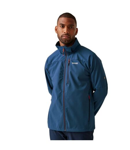 Veste Softshell Arana Homme Denim Sombre Orange Sanguine Regatta