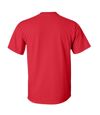 Gildan Mens Ultra Cotton Short Sleeve T-Shirt (Red)
