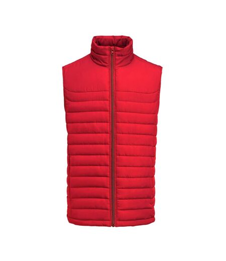 Doudoune Sans Manches Arches Homme Rouge James Harvest