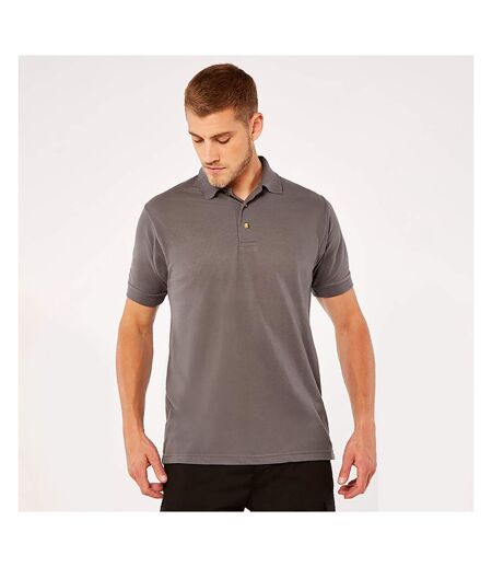 Kustom Kit Workwear Mens Short Sleeve Polo Shirt (Graphite)