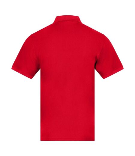 Mens Pro Moisture Wicking Polo Shirt Red PRO RTX
