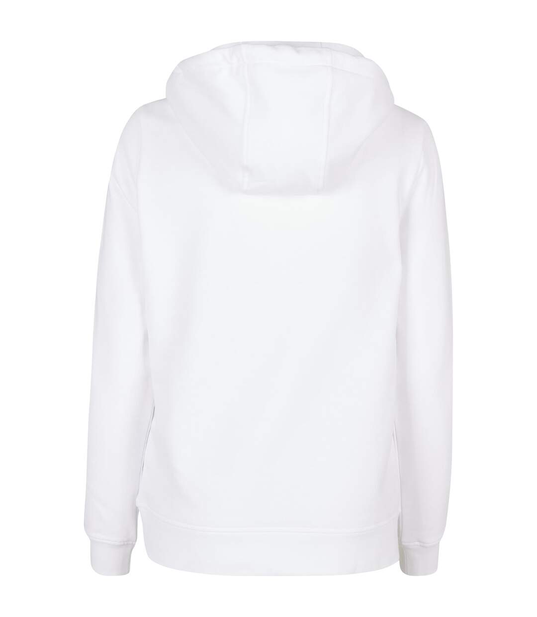 Womens/ladies Basic Hoodie White Build Your Brand-2