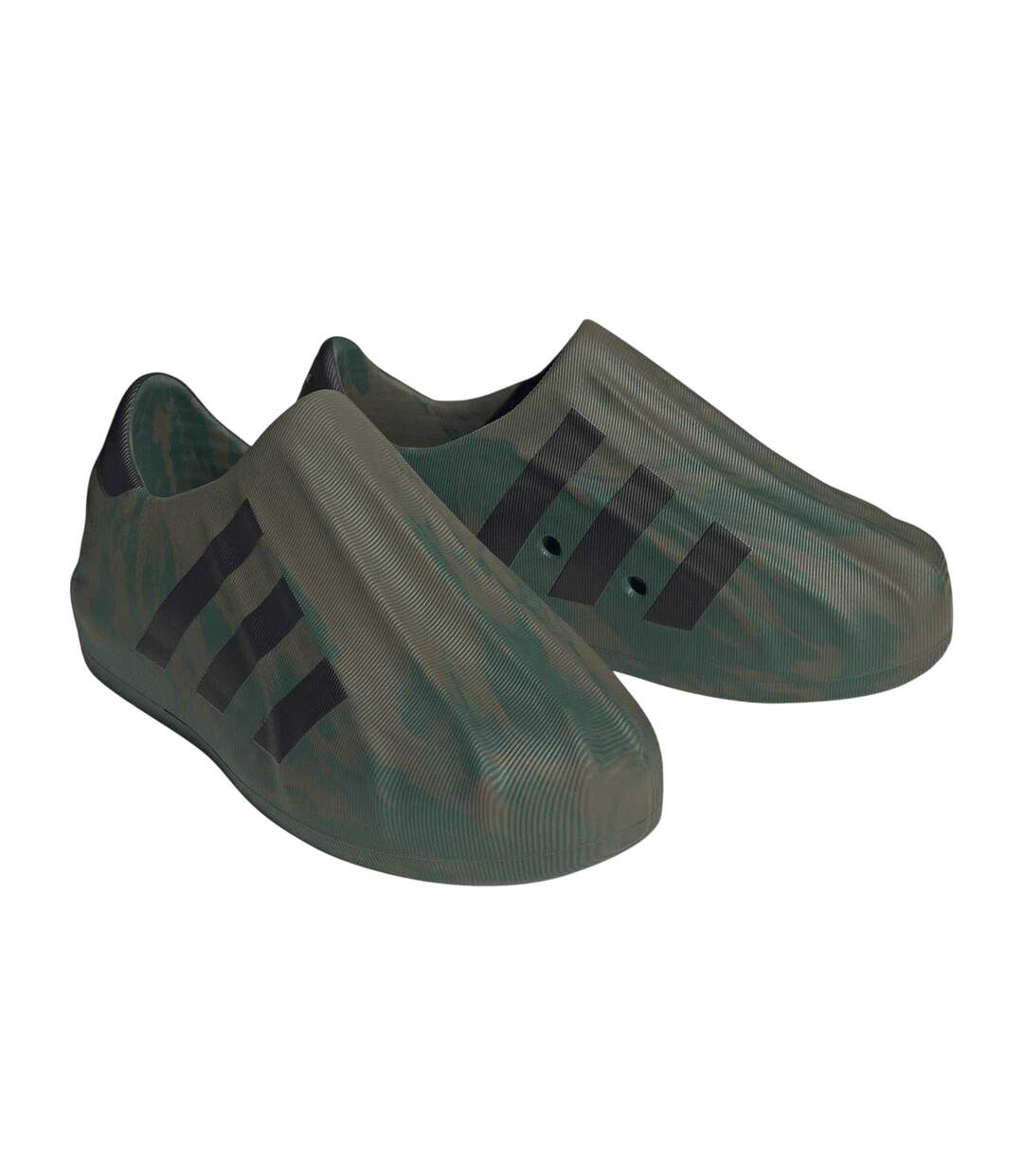 Baskets Superstar Homme Vert Kaki Adidas-4