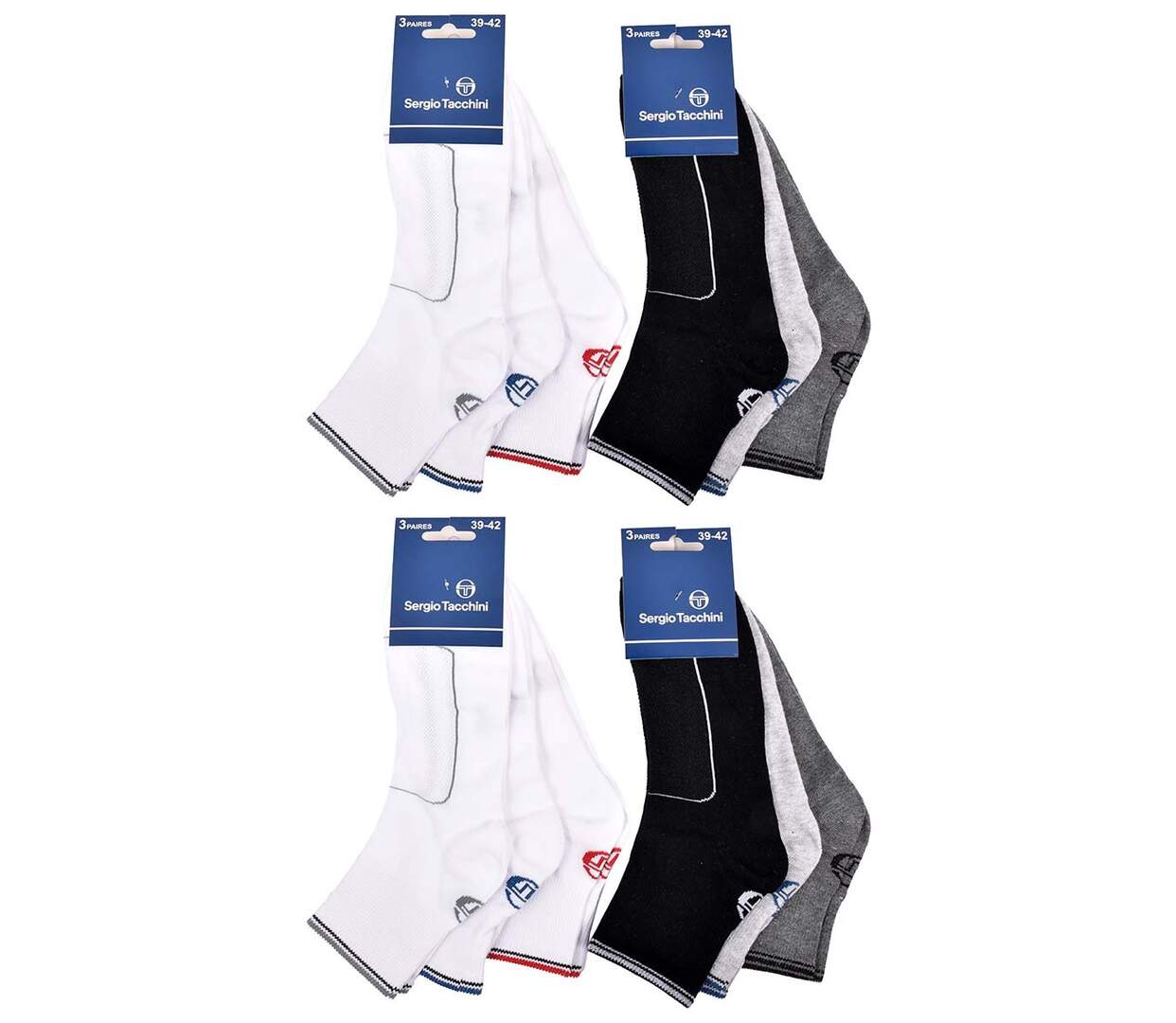 Chaussettes SERGIO TACCHINI QUARTER 12 Pcs 2720-4