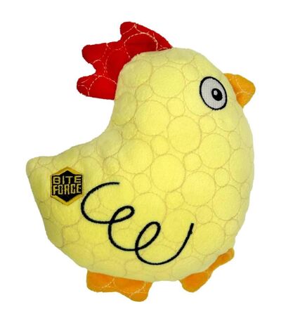 Chicken plush dog toy m-l yellow Generic
