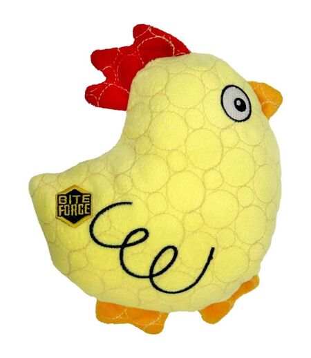 Chicken plush dog toy m-l yellow Generic