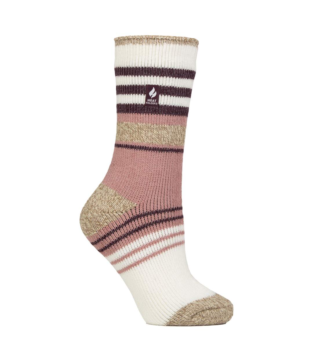 Heat Holders - Chaussettes thermiques à rayures variées pour dames - Cherith-1