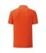 Mens iconic polo shirt flame Fruit of the Loom