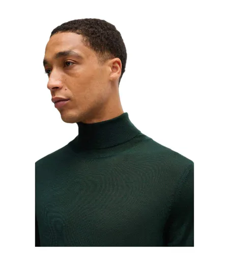 Pull Musso-p Homme Vert Sombre Boss