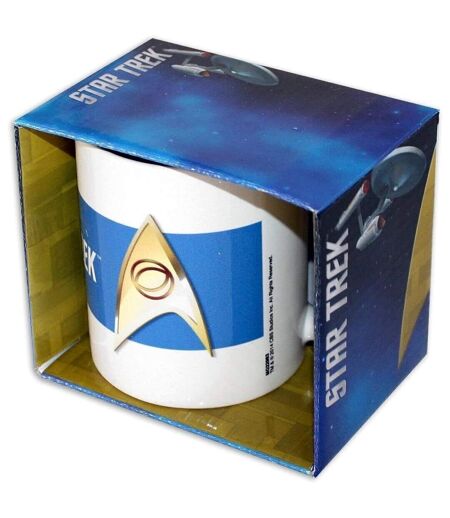 Star Trek - Mug SCIENCES BLUE (Blanc / Bleu / Doré) (Taille unique) - UTPM1828