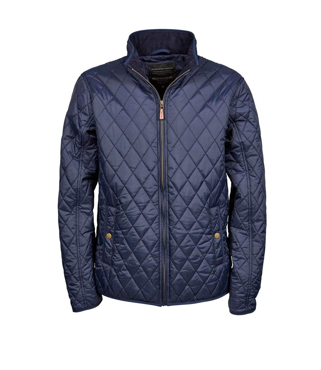 Veste doudoune style chasse - Homme - 9660 - Bleu marine