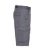 Short Travail Adulte Gris Foncé Uni Russell Collection-3