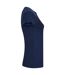 Womens/ladies T-shirt Navy Casual Classic-4