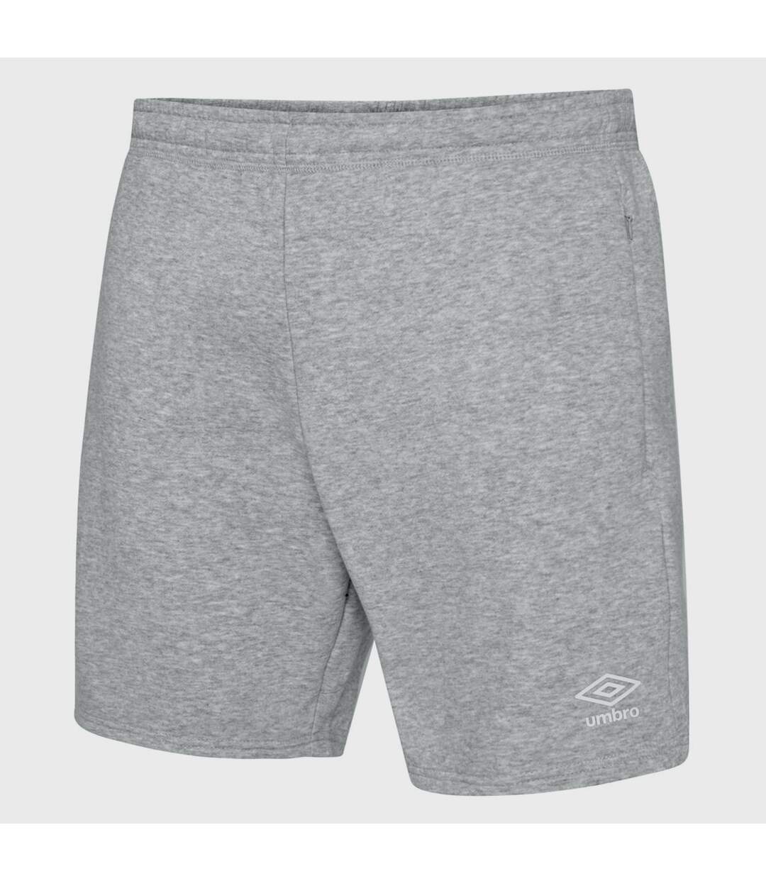 Mens club leisure shorts grey marl/white Umbro-1