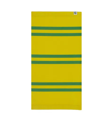 Unisex Adult Newton Heath Striped Snood One Size Yellow Fan Originals
