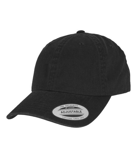 Casquette De Baseball Motif/style Délavé Adulte Noir Flexfit