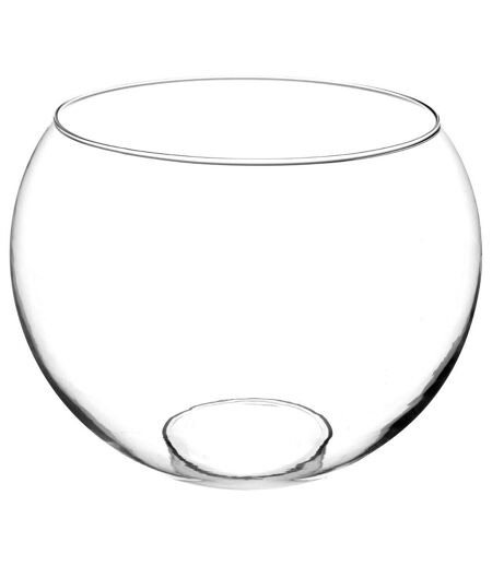 Vase en Verre Boule 30cm Transparent