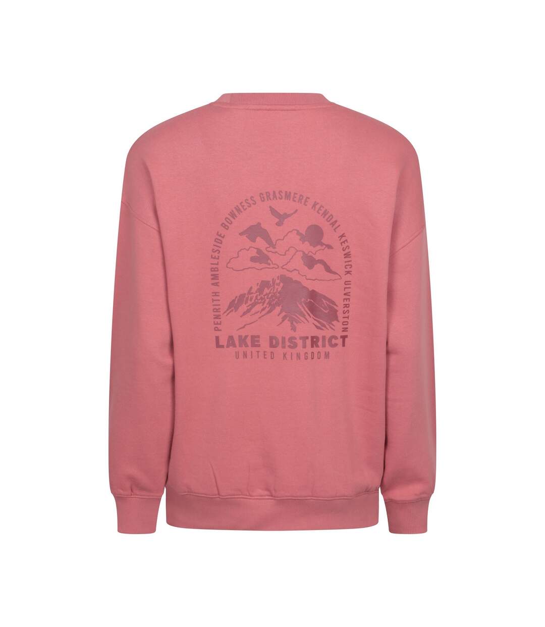 Womens/ladies Scotland Graphic Sweatshirt Pink Mountain Warehouse-2