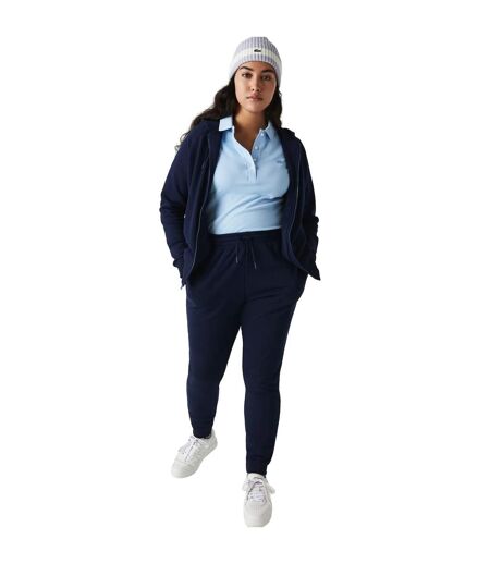Womens/ladies fleece lightweight jogging bottoms navy Lacoste