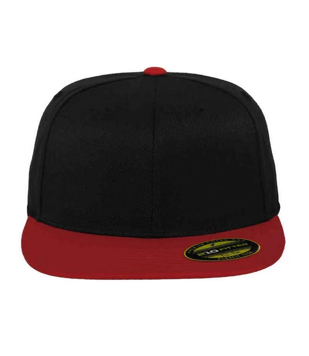 Casquette De Baseball Premium Noir Rouge Flexfit-1