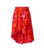Jupe Motif/style Floral Femme Rose Orange AX Paris-1