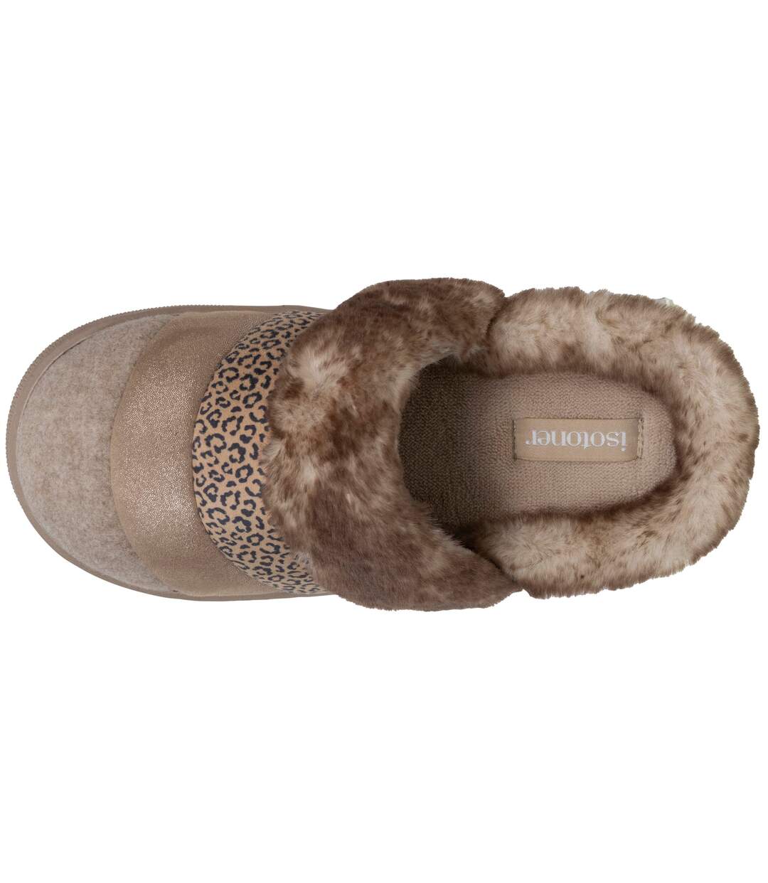 Isotoner Chaussons Mules femme semelle bloup extra confort-2