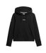 Sweat à capuche noir femme superdry plain hood - l-1