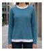 Pull Femme 2-en-1 PULF2004A – Élégance Trompe-l'Œil et Confort Absolu-1